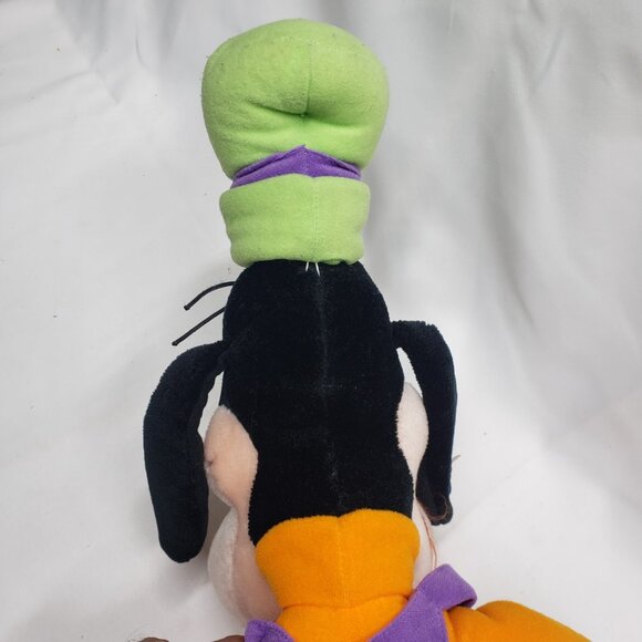Vintage Applause Disney Goofy 27 Inch Tall Soft Plush Green Hat Purple Vest - Picture 14 of 16